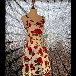 Divided floral dress